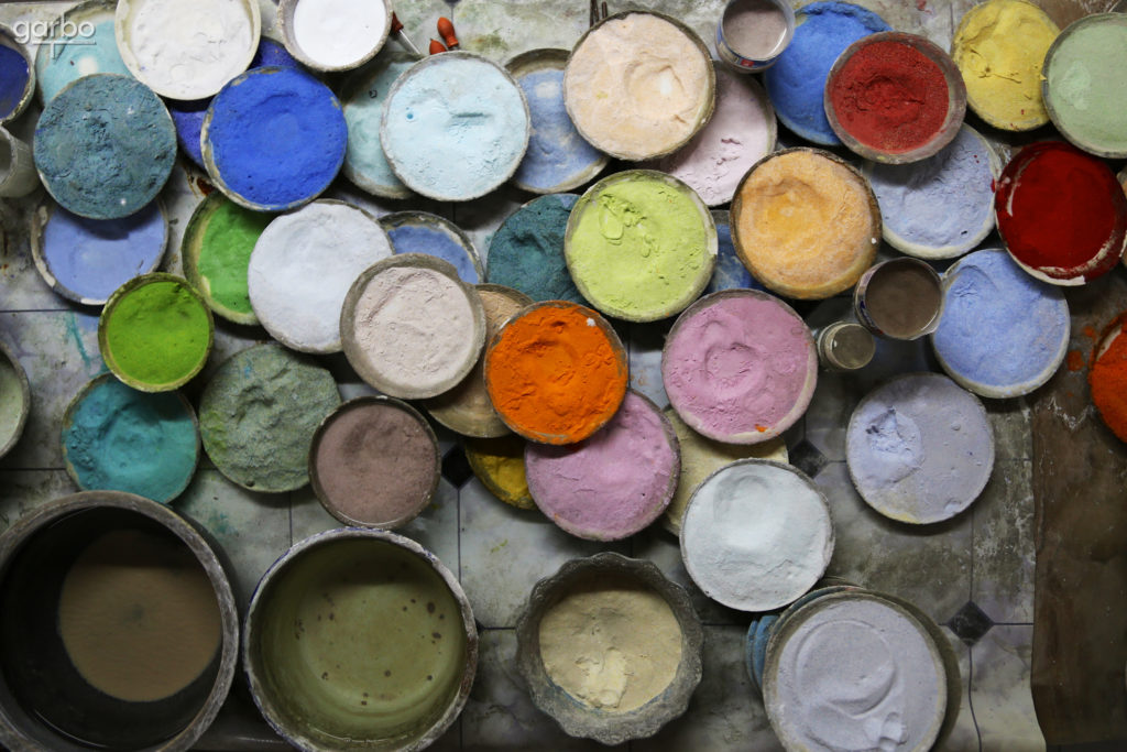 Inside the cloisonné factory