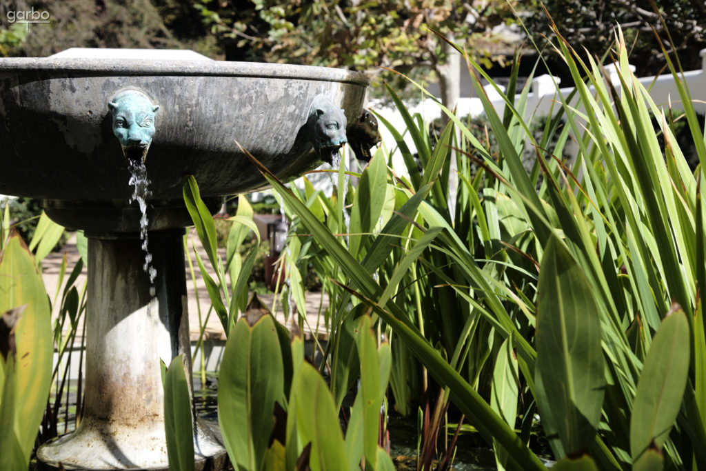 Getty Villa, fountain detail