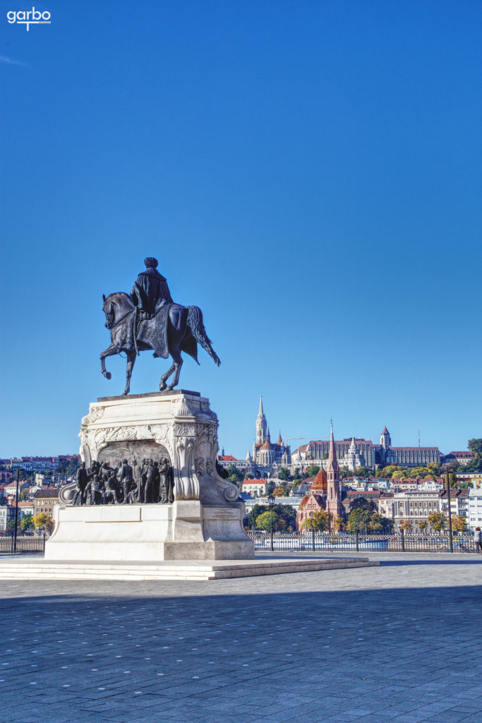 Statue, Hungarian Parliament Building, Budapest