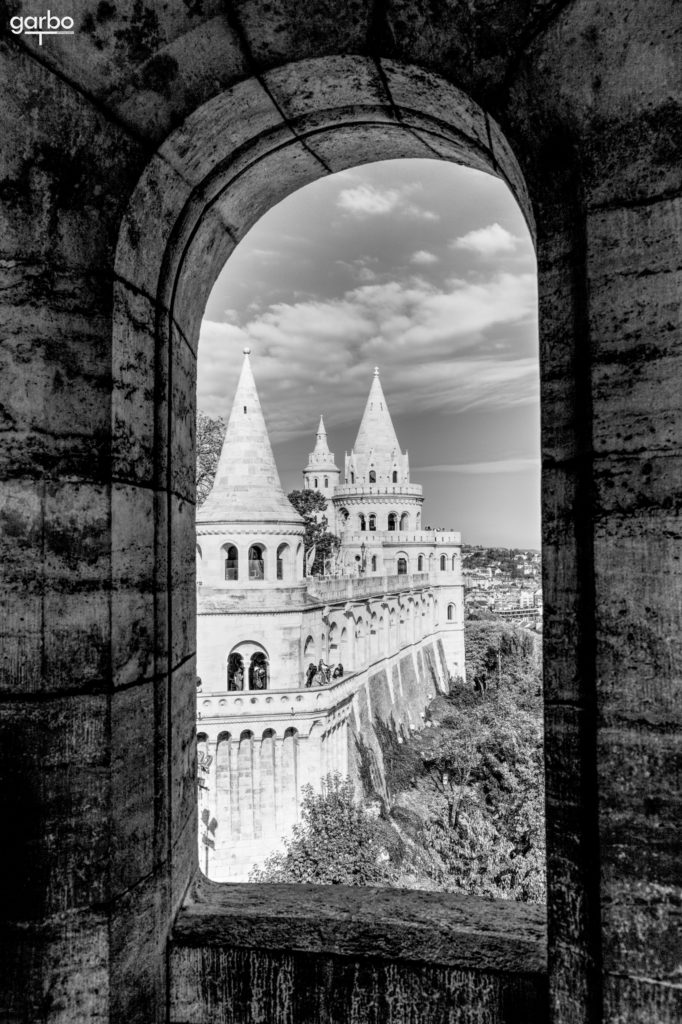 Buda Castle window, Budapest, Hungary