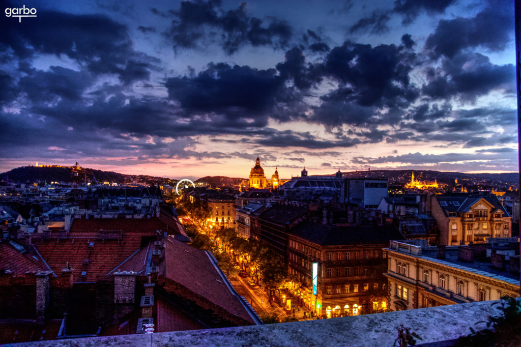 End of the day, Budapest, Hungary