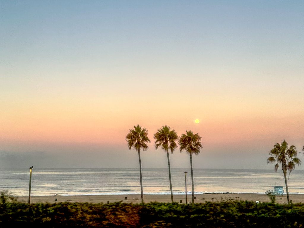 sunrise over ocean